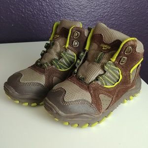 OshKosh Toddler Brown Leather Hiking Boots